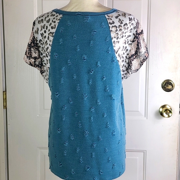 Bibi Mixed Print Blouse - Picture 5 of 11